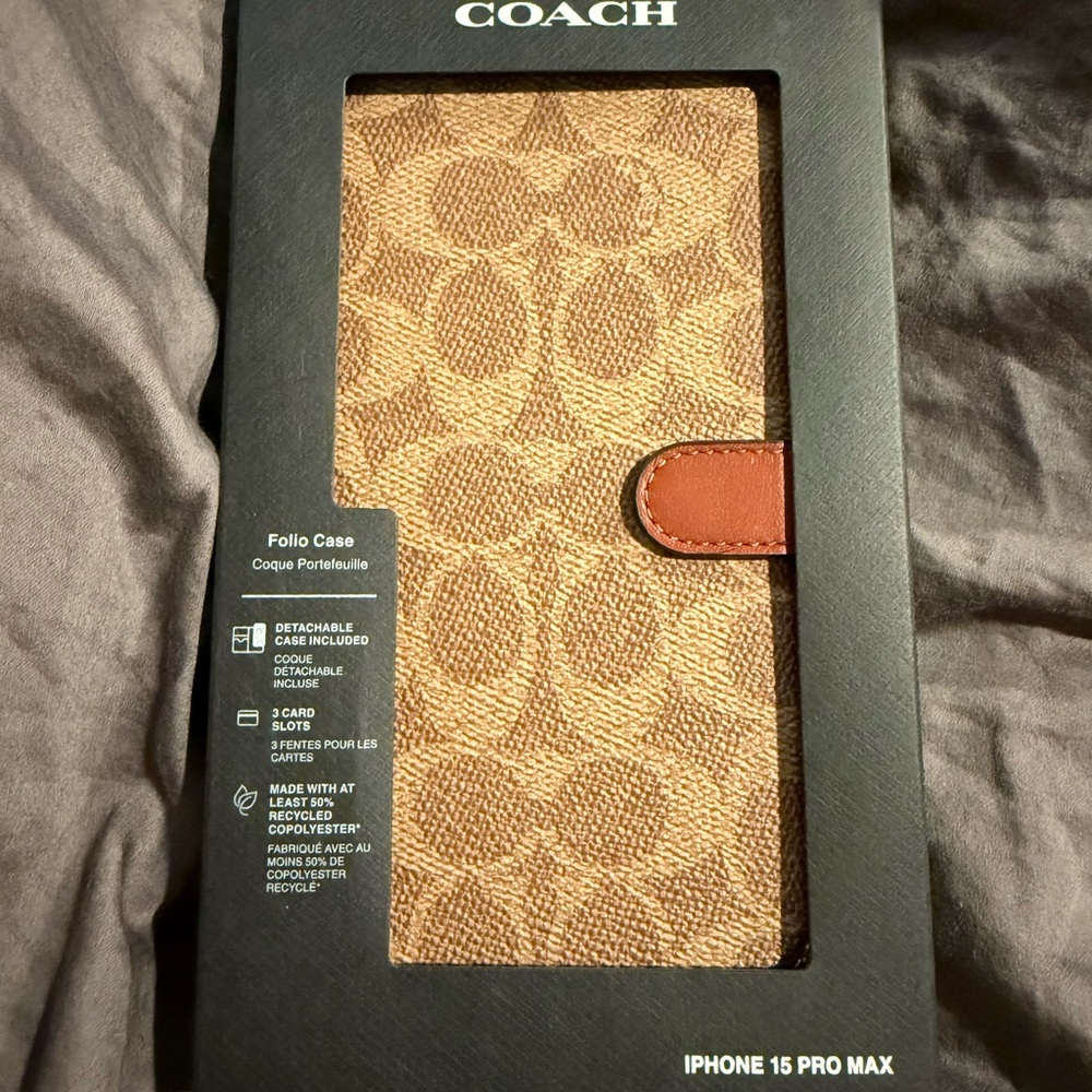Coach folio case - iPhone 14 pro max